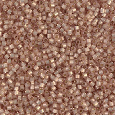 Close up of Miyuki Delica beads in size 11/0. The colour is