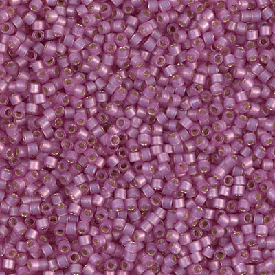 Close up of Miyuki Delica beads in size 11/0.