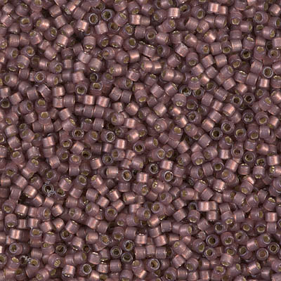 Close up of Miyuki Delica beads in size 11/0.