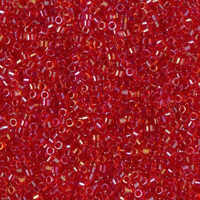 Close up of Miyuki Delica beads in size 11/0. The colour is