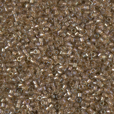 Close up of Miyuki Delica beads.