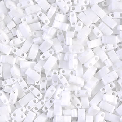 Close up of Miyuki Tila beads