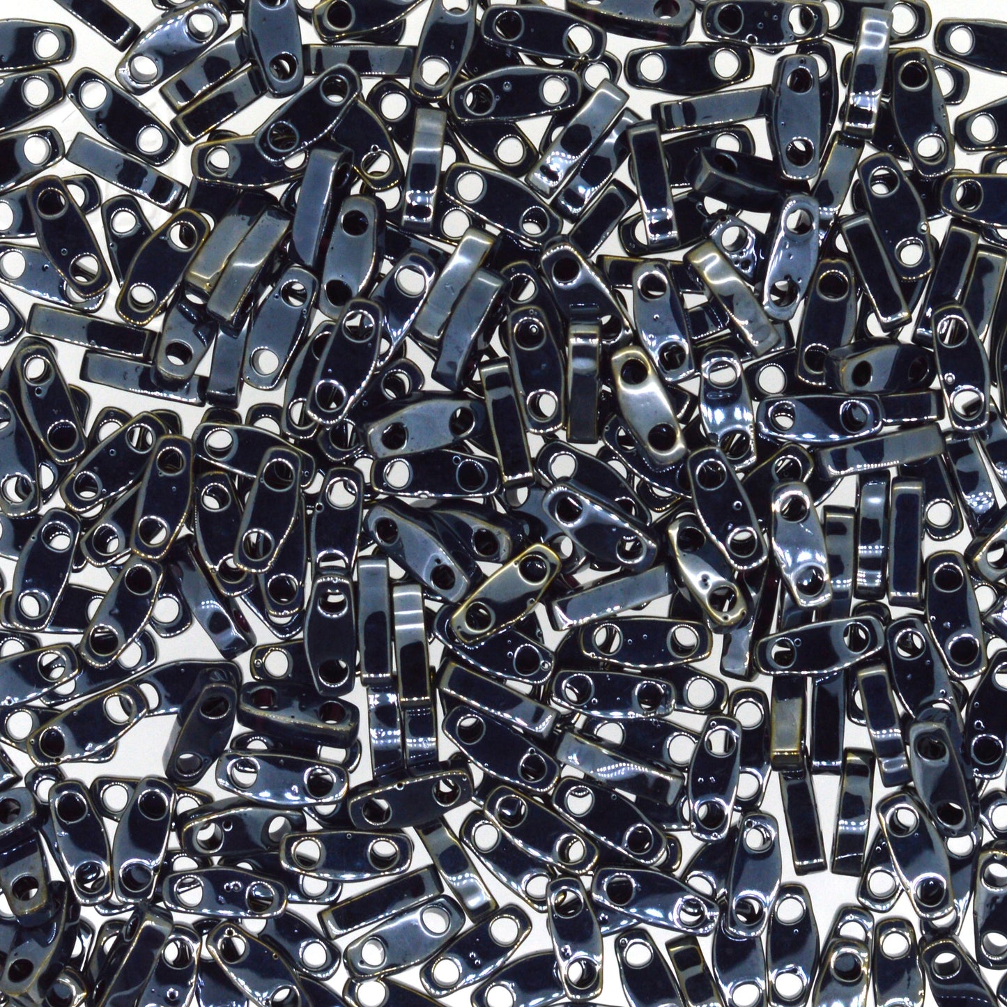 Close up of Miyuki Tila beads