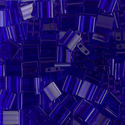 Close up of Miyuki Tila beads