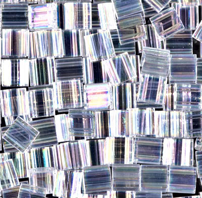 Close up of Miyuki Tila beads