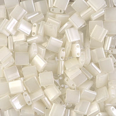 Close up of Miyuki Tila beads