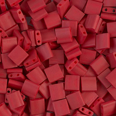 Close up of Miyuki Tila beads