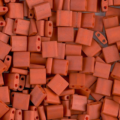 Close up of Miyuki Tila beads