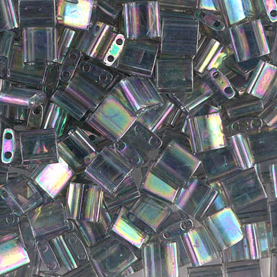 Close up of Miyuki Tila beads