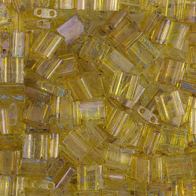 Close up of Miyuki Tila beads