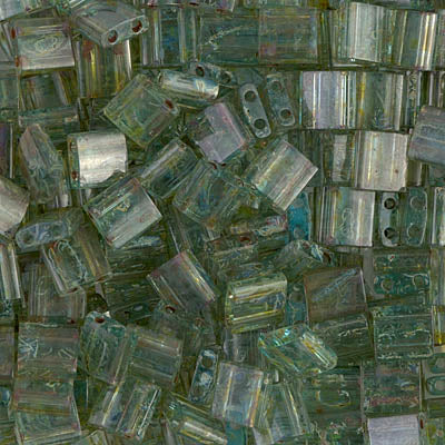 Close up of Miyuki Tila beads
