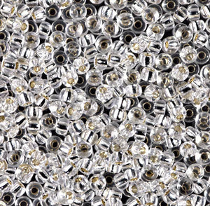 Miyuki Seed Beads 8/0 - 8-0001 Silverlined Crystal