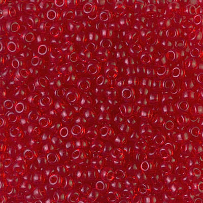 Close up of Miyuki seed beads in size 8/0