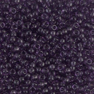 Miyuki 8/0 Seed Beads - 8-0157 - Transparent Amethyst