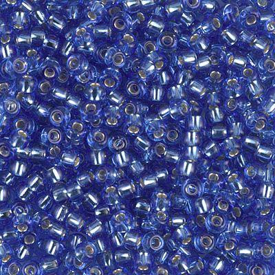Close up of Miyuki seed beads in size 8/0
