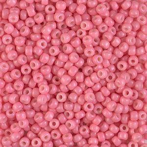 Miyuki Seed Beads 8/0 - 8-4465 Duracoat Dyed Opaque Guava