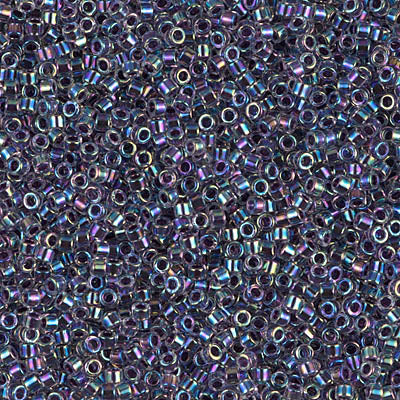 Close up of Miyuki Delica beads.