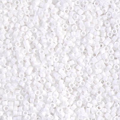 Close up of Miyuki Delica beads in size 11/0
