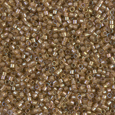 Close up of Miyuki Delica beads.