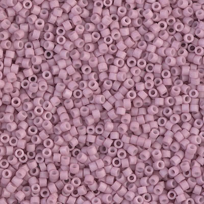 Close up of Miyuki Delica beads.
