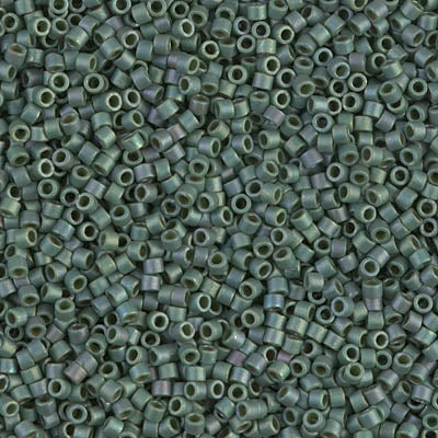Close up of Miyuki Delica beads.