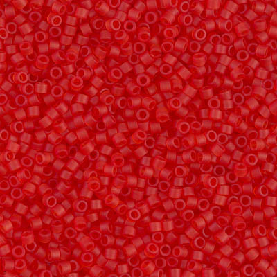 Close up of Miyuki Delica beads.