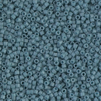 Close up of Miyuki Delica beads.