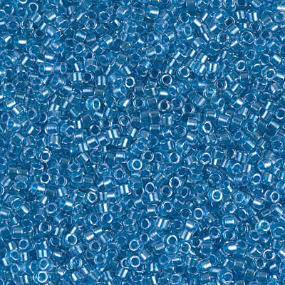 Close up of Miyuki Delica beads.