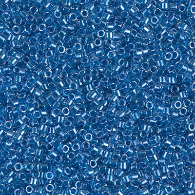 Close up of Miyuki Delica beads.