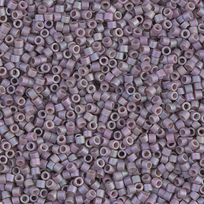 Close up of Miyuki Delica beads.