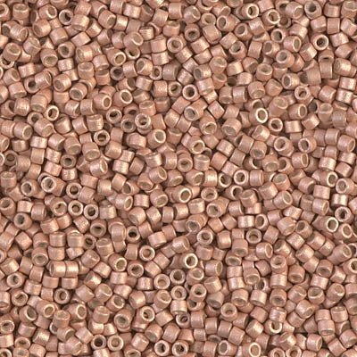 Close up of Miyuki Delica beads.