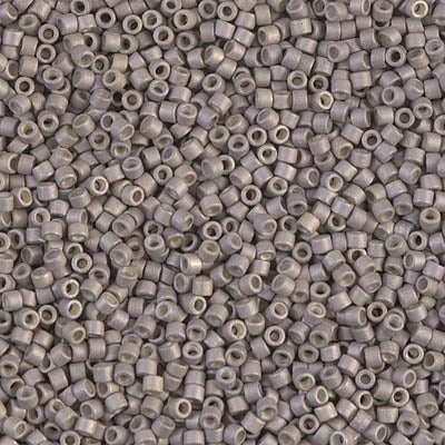 Close up of Miyuki Delica beads.