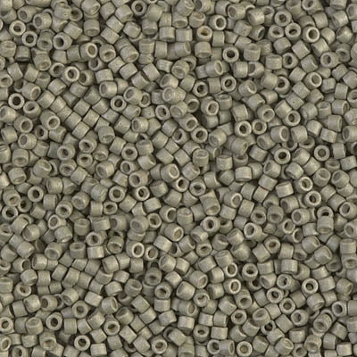 Close up of Miyuki Delica beads.