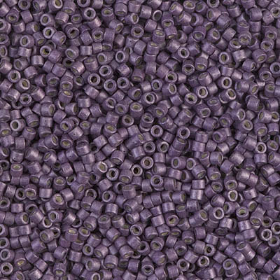 Close up of Miyuki Delica beads.