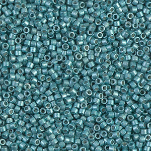 Miyuki Delica Beads 11/0 - DB1183 Galvanised Semi-Frosted Dark Aqua