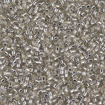 Close up of Miyuki Delica beads.