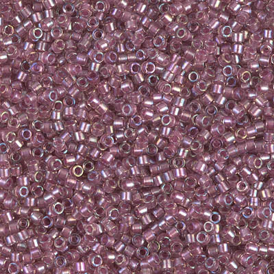 Close up of Miyuki Delica beads.