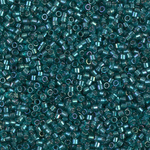Miyuki Delica Beads 11/0 - DB1769 Sparkling Aqua Green Lined Teal AB