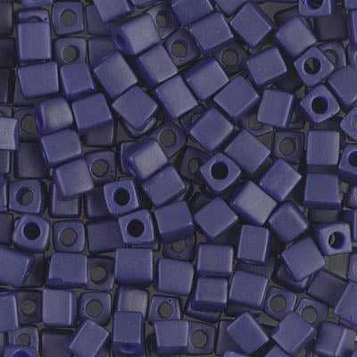 Close up of Miyuki square beads