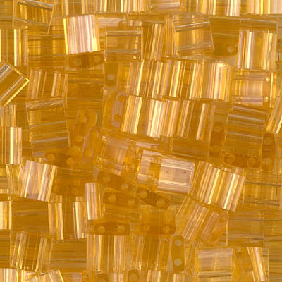 Close up of Miyuki Tila beads