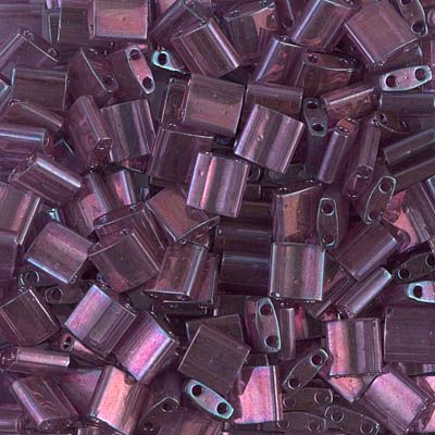 Close up of Miyuki Tila beads